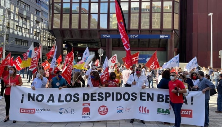 protestas BBVA foto CCOO 2