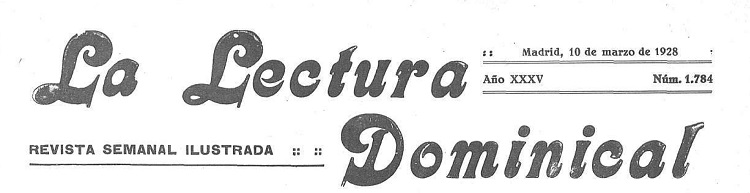 LECTURA DOMINICAL 10.3.1928