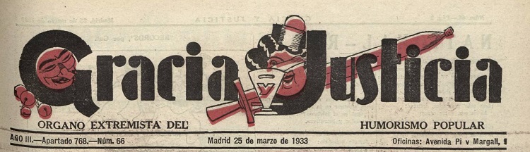 GRACIA  Y JUSTICA. 25.3.1933. PORTADA