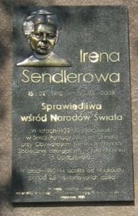 Irena Sendler placa conmemorativa