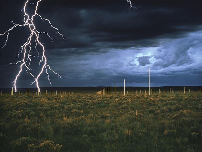 The Lightning Field. El Campo de Rayos
