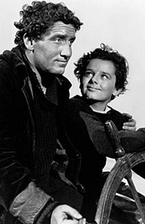 Capitanes intrépidos Spencer Tracy y Freddie Bartholomew