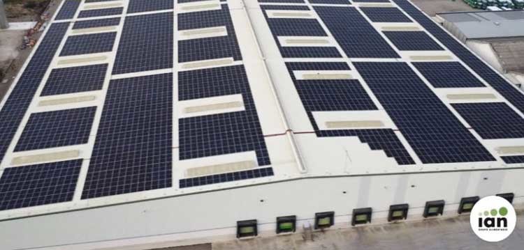 3907 paneles fotovoltaicos instalados en una empresa agrolimentaria de Villafranca (Navarra)