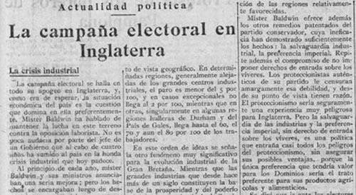 El Socialista, 6276 (6/3/1929)