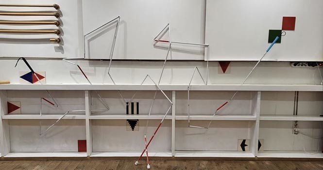 Fernando Rodríguez, Unvisual path, bastones de ciegos