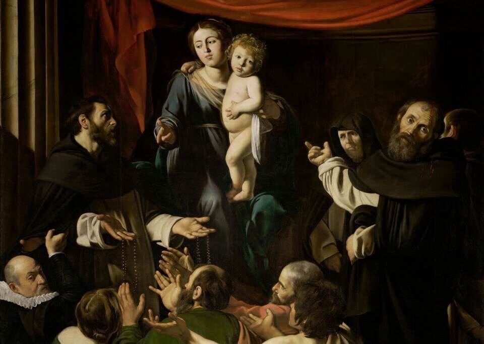 Madonna del Rosario. Caravaggio