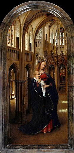 Madonna en una Iglesia. Jan van Eyck