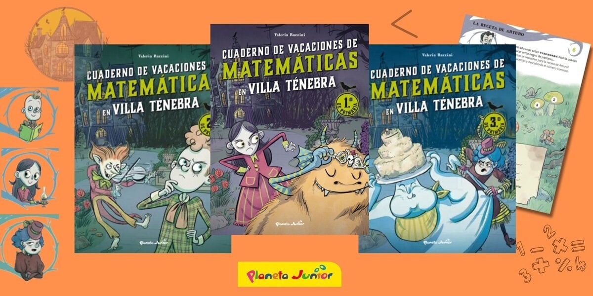banner cuaderno de vacaciones Villa Tenebra