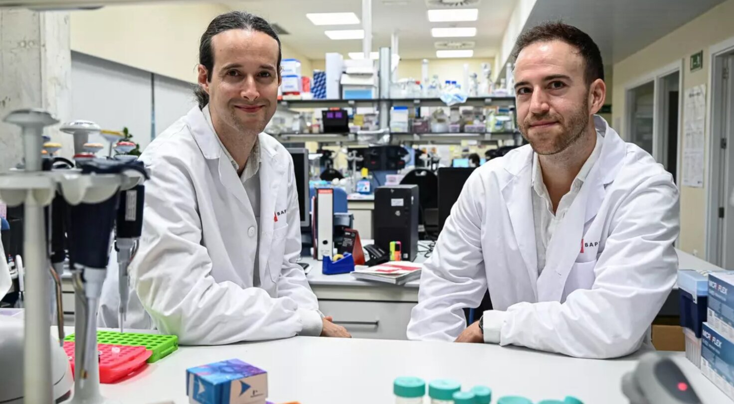 Iñaki Martín-Subero y Martí Duran-Ferrer. Foto: IDIBAPS  Hospital Clinic