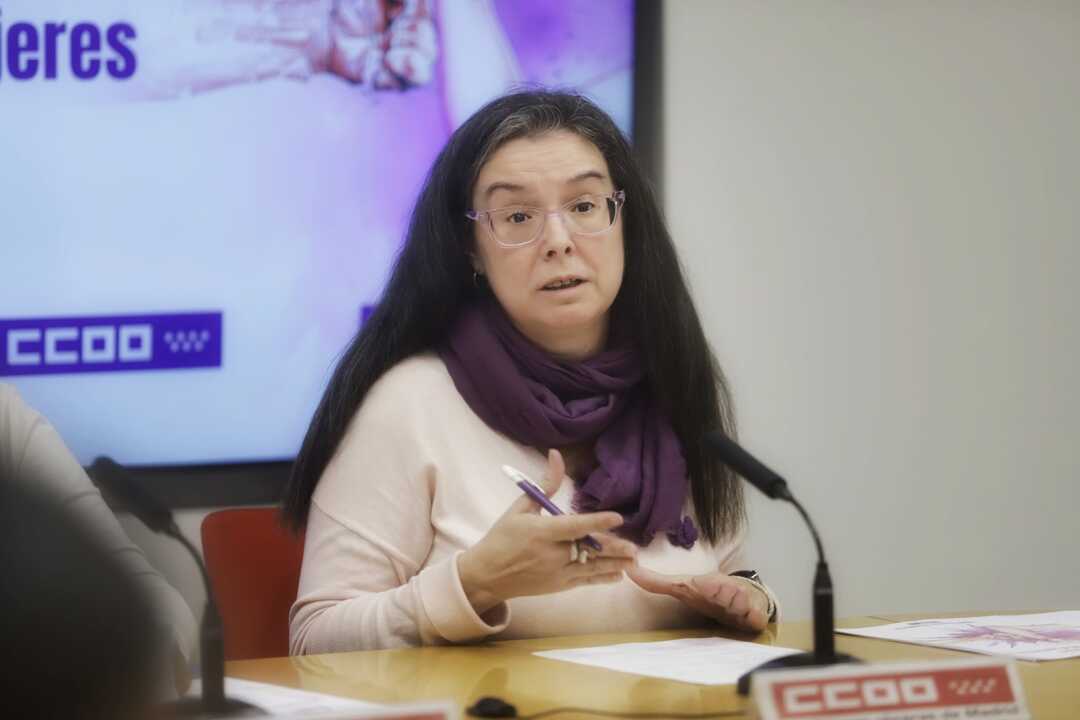 Lidia Fernández Montes, secretaria de la mujer de CCOO Madrid