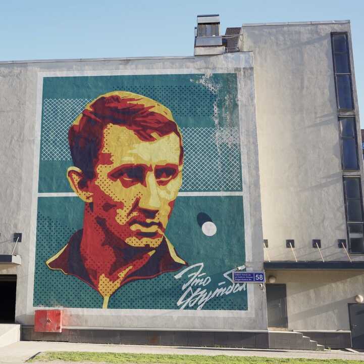 Mural dedicado a Ígor Netto