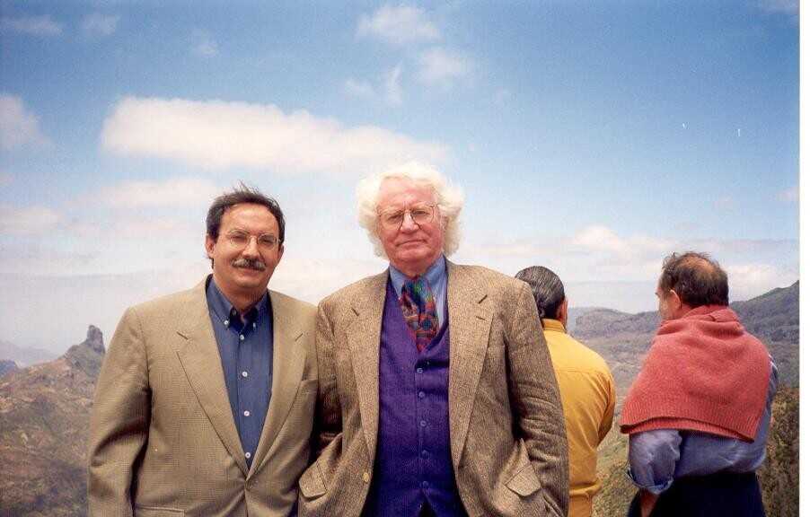 Con Robert Bly Las Palmas 1998