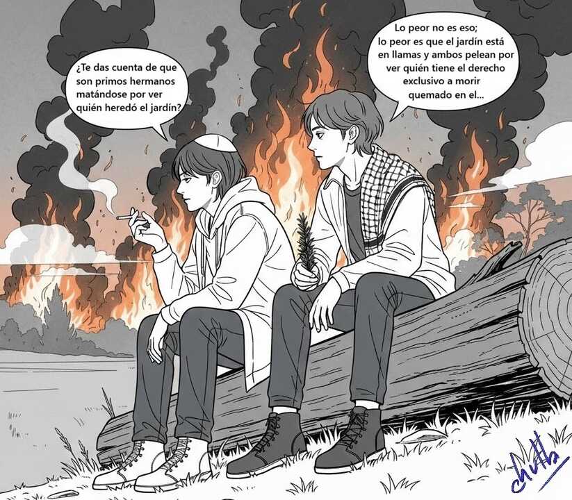 Imagen creada por Gemini, en base a un dialogo inventado del propio autor, 11/02/2026