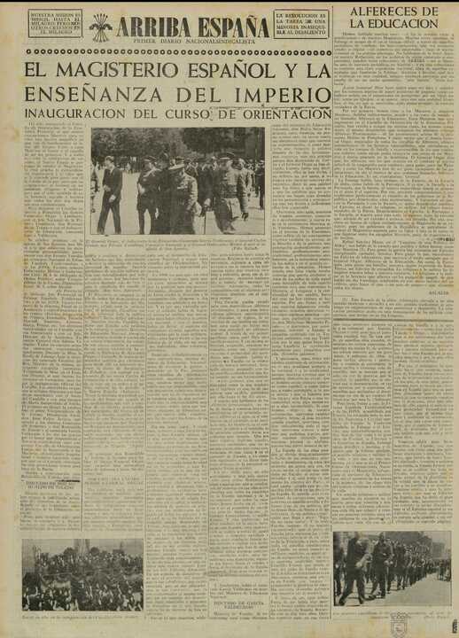 ARRIBA 2.6.1938 CURSO ORIENTACION